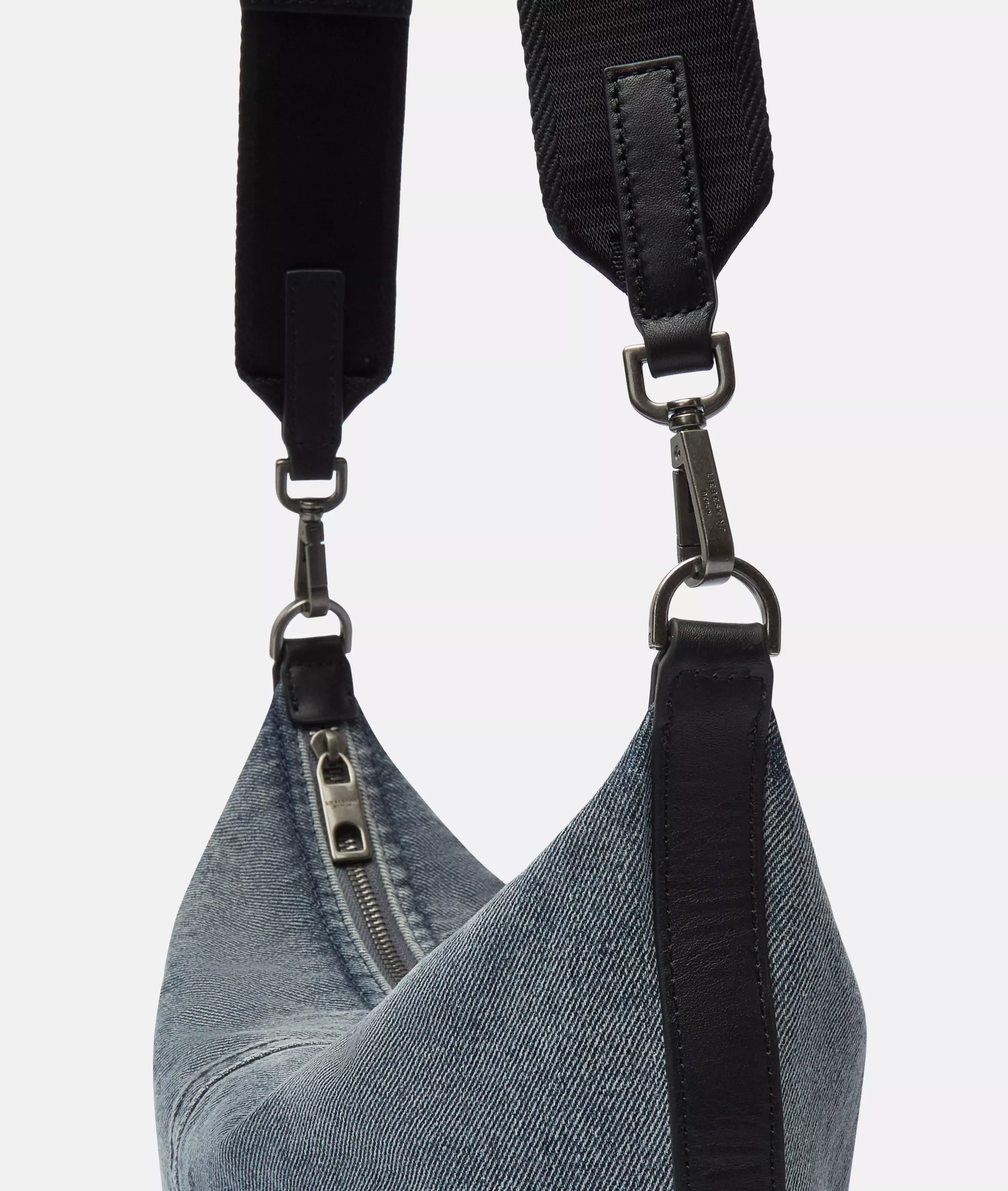 Denim Paris Hobo S Handy denim shoulder bag