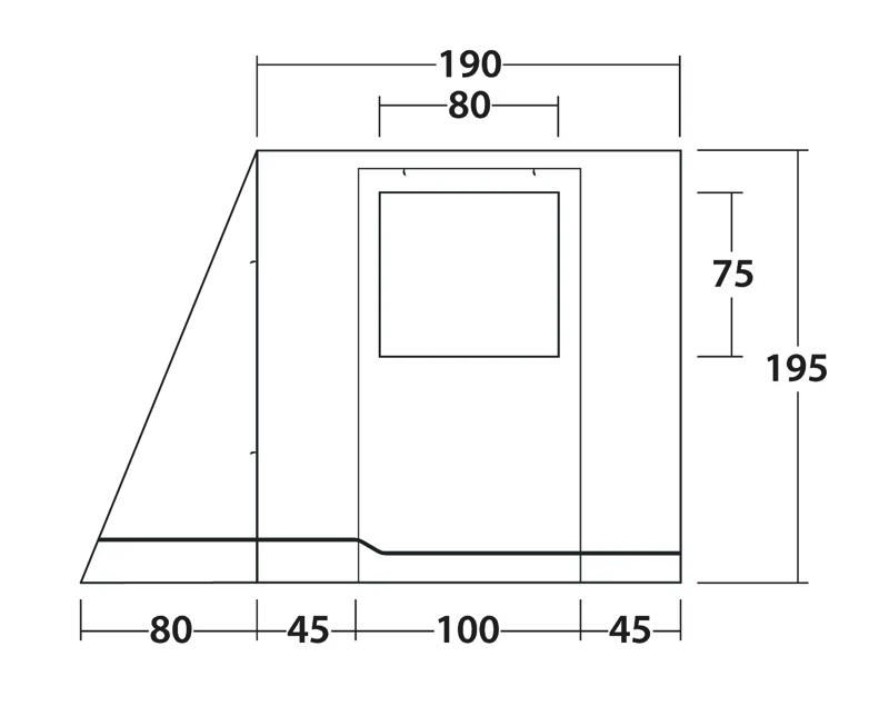 Outwell Backroads Awning Room Vorzelt für Wohnmobile