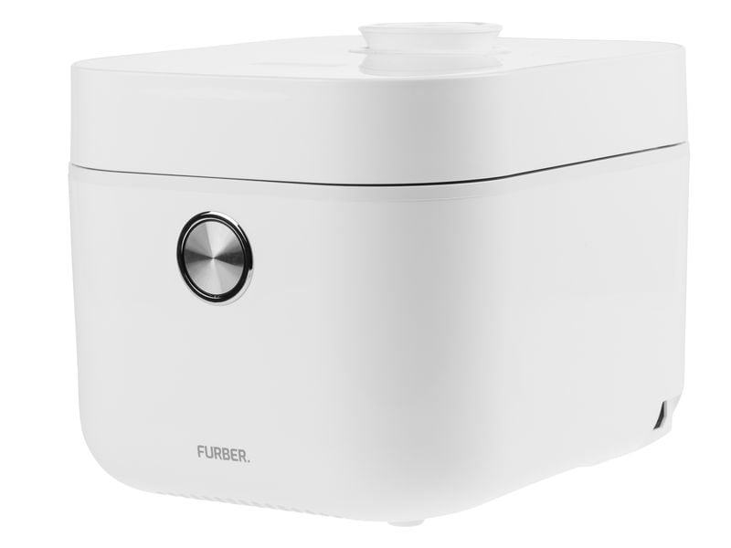 FURBER Reiskocher SAN Induktion 3 L, Weiss Innovative Technologie für perfekt gekochten Reis im Handumdrehen