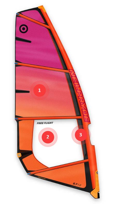 Neilpryde Free Flight - 2024 C2 Orange