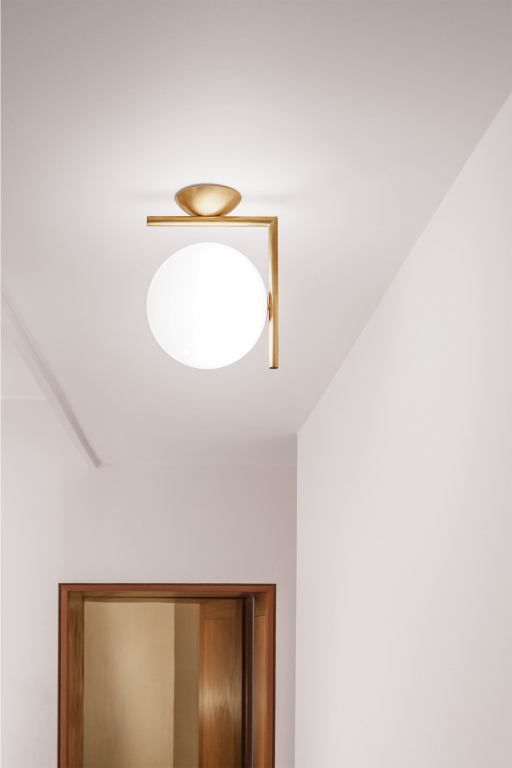 Flos IC Lights C/W2 wandlamp chroom