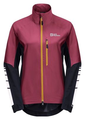 Veste Imperméable Jack Wolfskin Morobbia 2.5L Rouge Femme