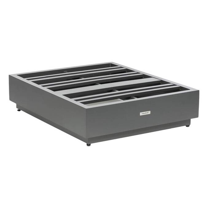 Pouf de jardin ALLURE Graphite & Gris foncé
