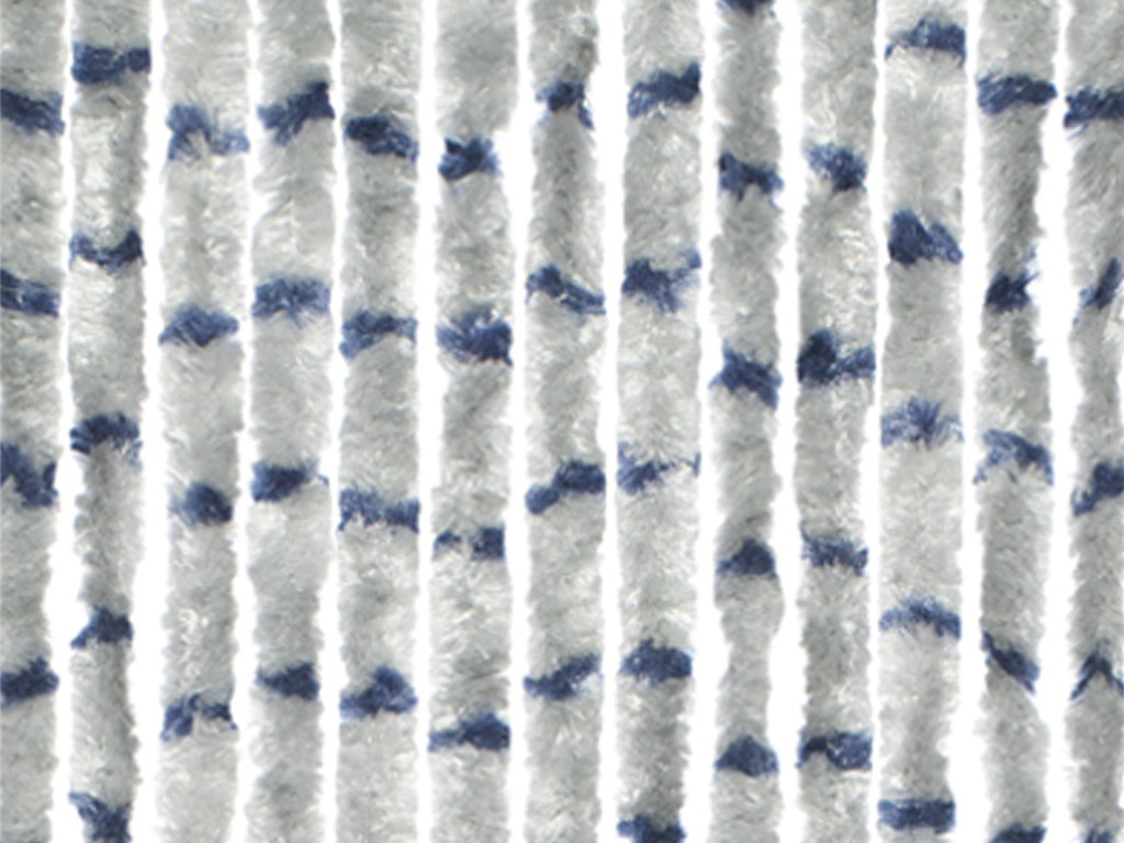 Travellife streep 56 x 185 cm Chenille gordijn - Grey