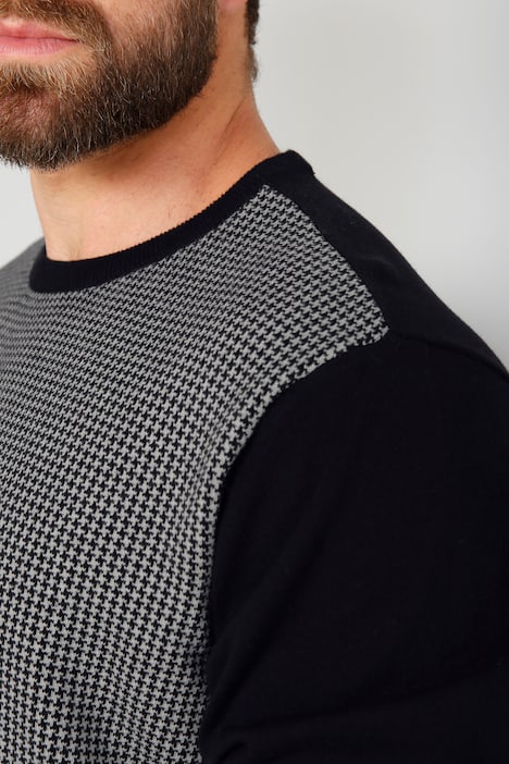 Boston Park Pullover, zweifarbig, Rundhals, bis 72/74