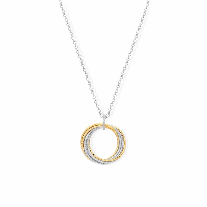 Collier Argent Doré Rhodié Diana
