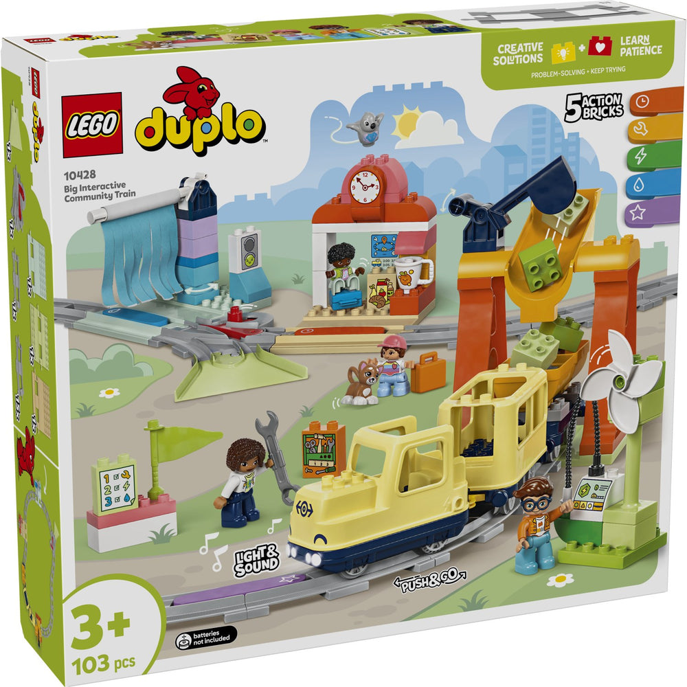 Køb LEGO® DUPLO Town - Stort Interaktivt Lokalbanetog 10428