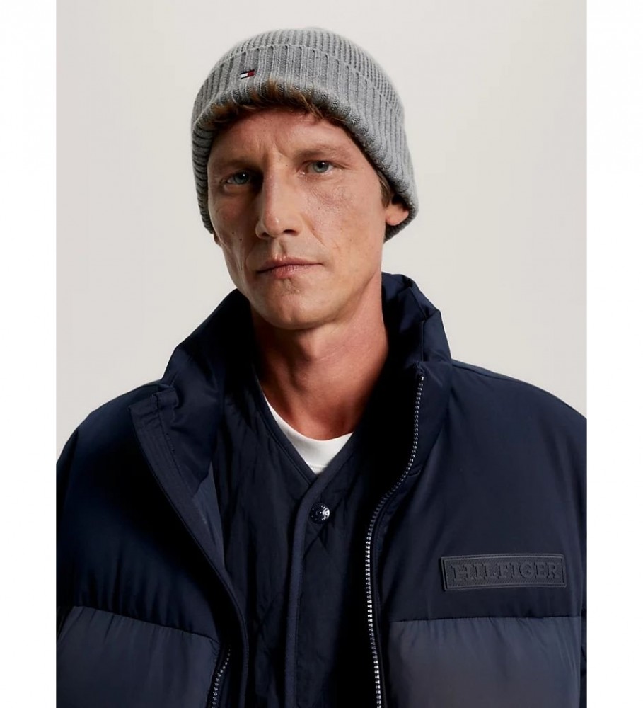 Gorro Tommy Hilfiger Essential Logo Cinza