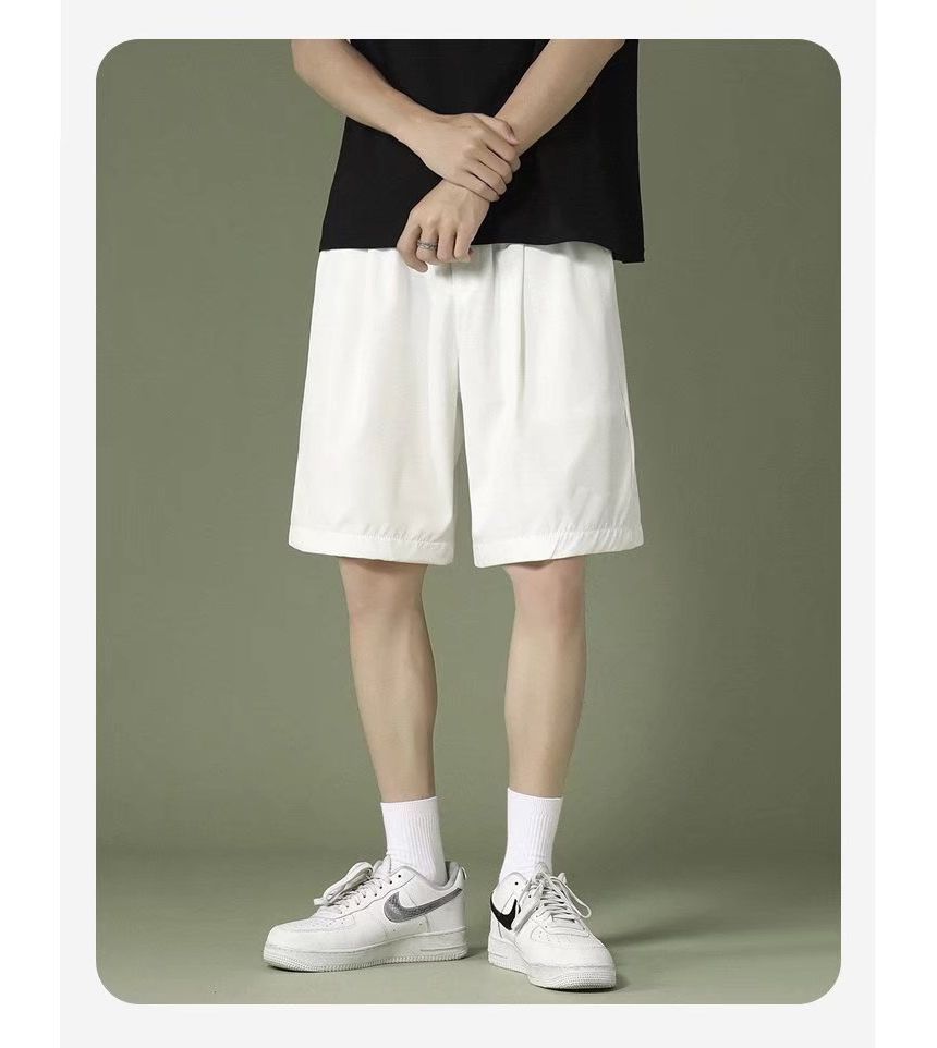 Wewewow - Mid Rise Plain Shorts