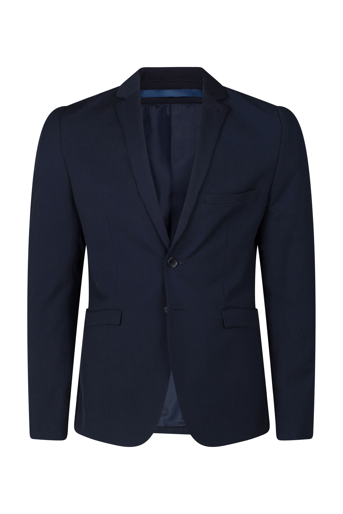 skinny fit blazer WE Fashion Marineblauw