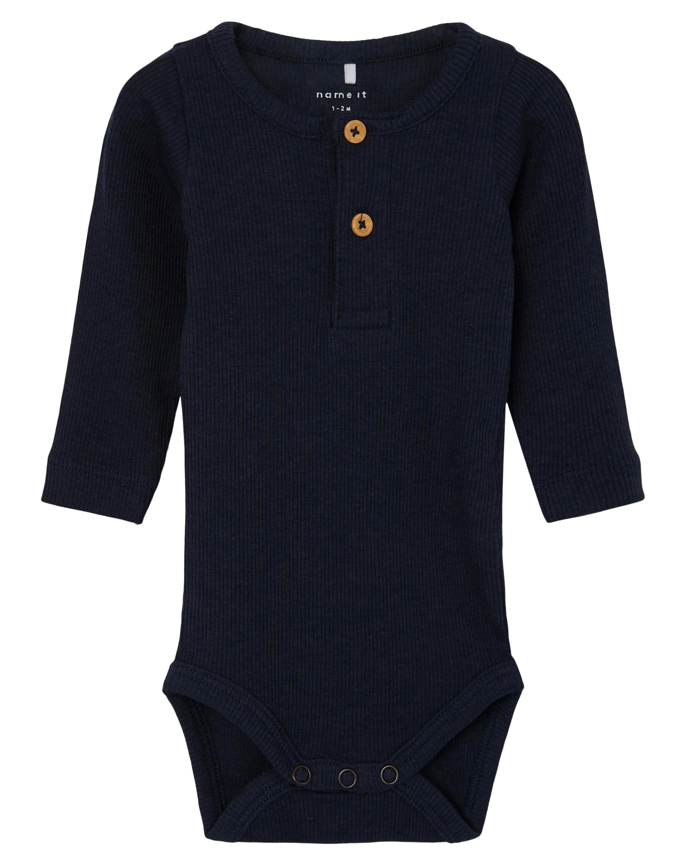 Langarmbody NBMKAB in dark sapphire