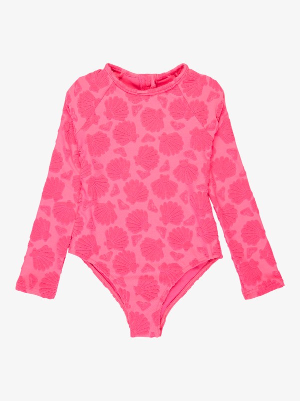 Shell Dream Maillot une pièce manches longues Rose Fille 2-7 ans
