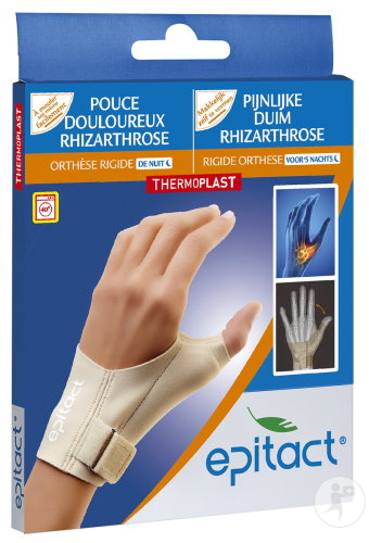 Epitact Orthèse Rigide De Nuit Pouce Douloureux Main Gauche Taille M 1 Pièce