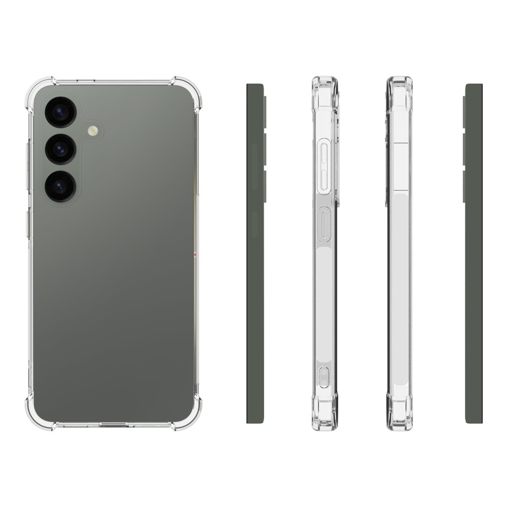 Samsung Galaxy S24 Gummi Hülle Air Cushion Fallschutz - Transparent