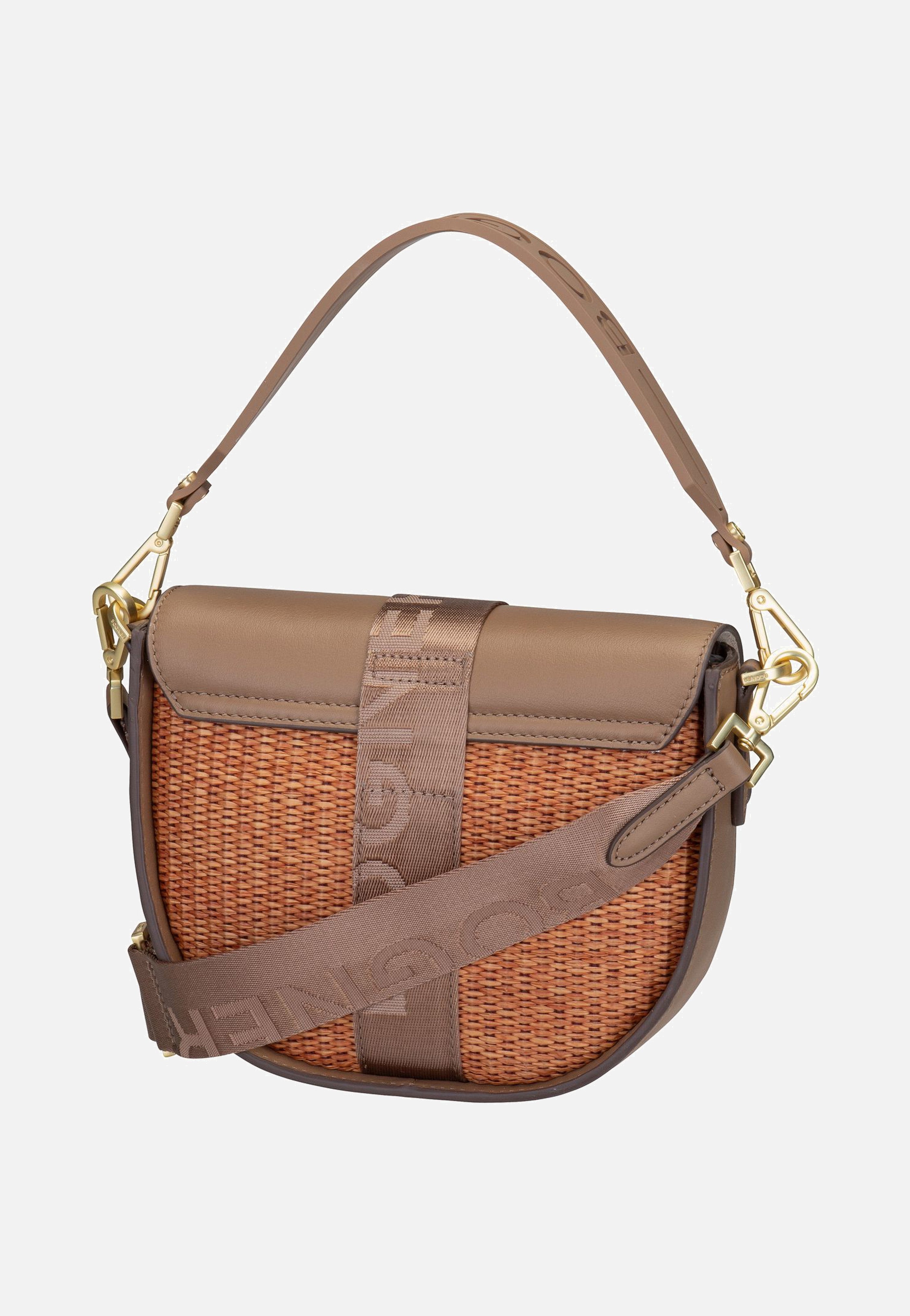 Zuoz Rafia Cassy SHF Portabella - Saddle Bag