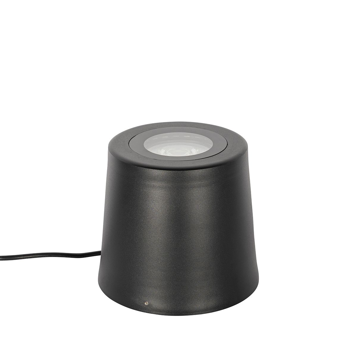 Moderne tuinspot zwart rond IP65 AR111 - Lennard