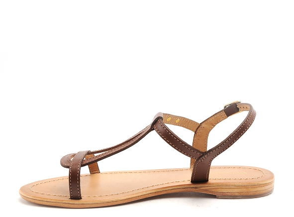 Les tropeziennes nu pieds plats femme hamess f marron
