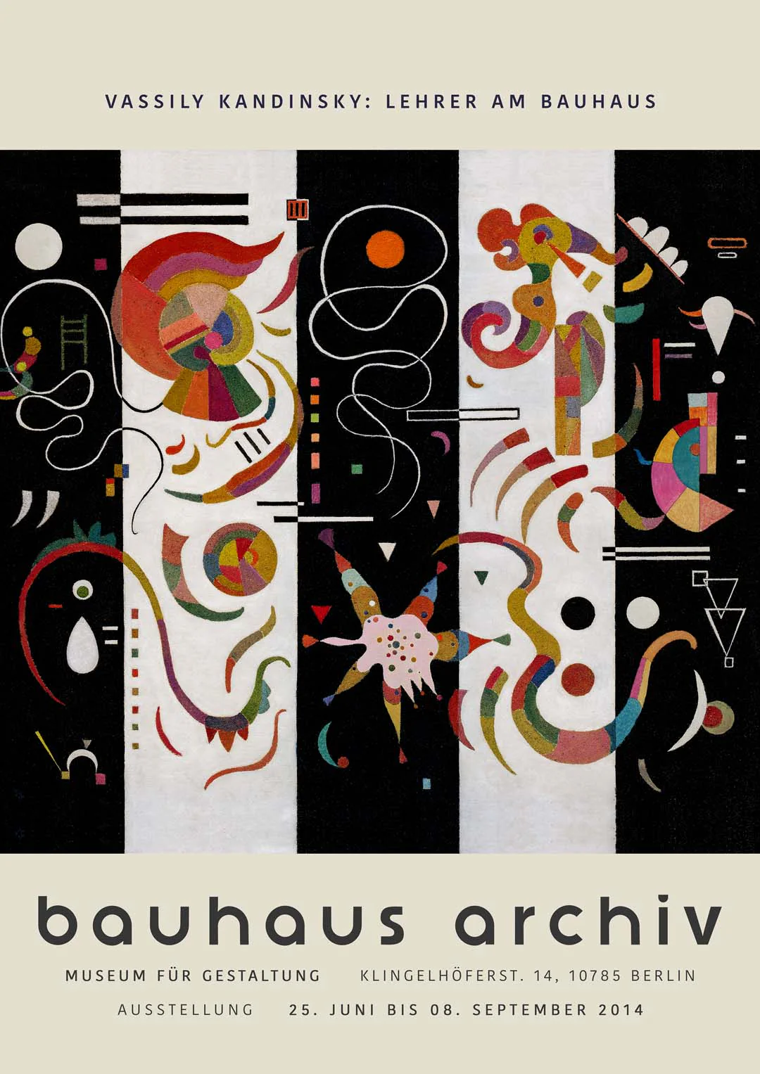 Gestreift von Wassily Kandinsky Ausstellung