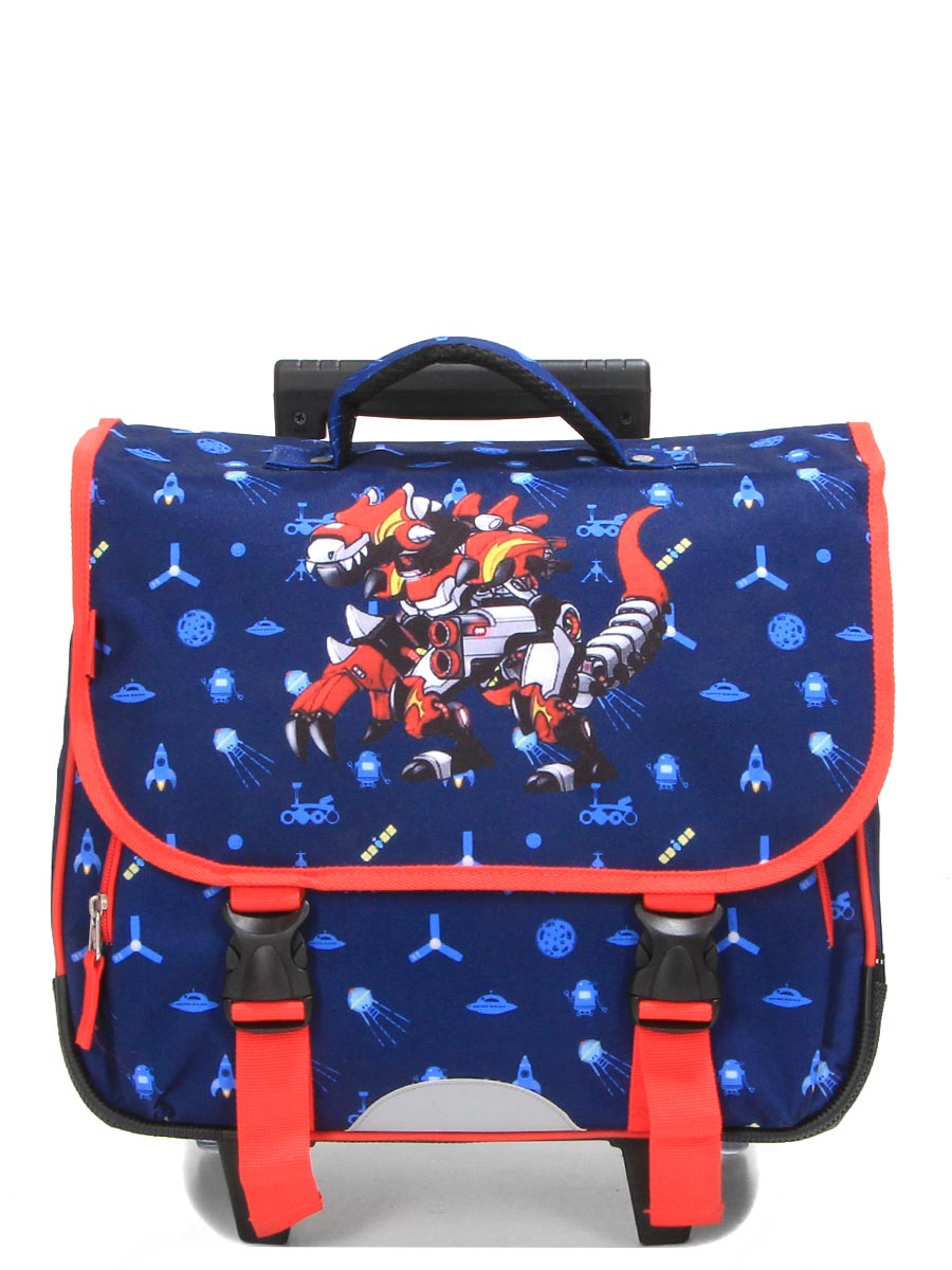 Cartable À roulettes Snowball Kid Robot Dino 38 cm
