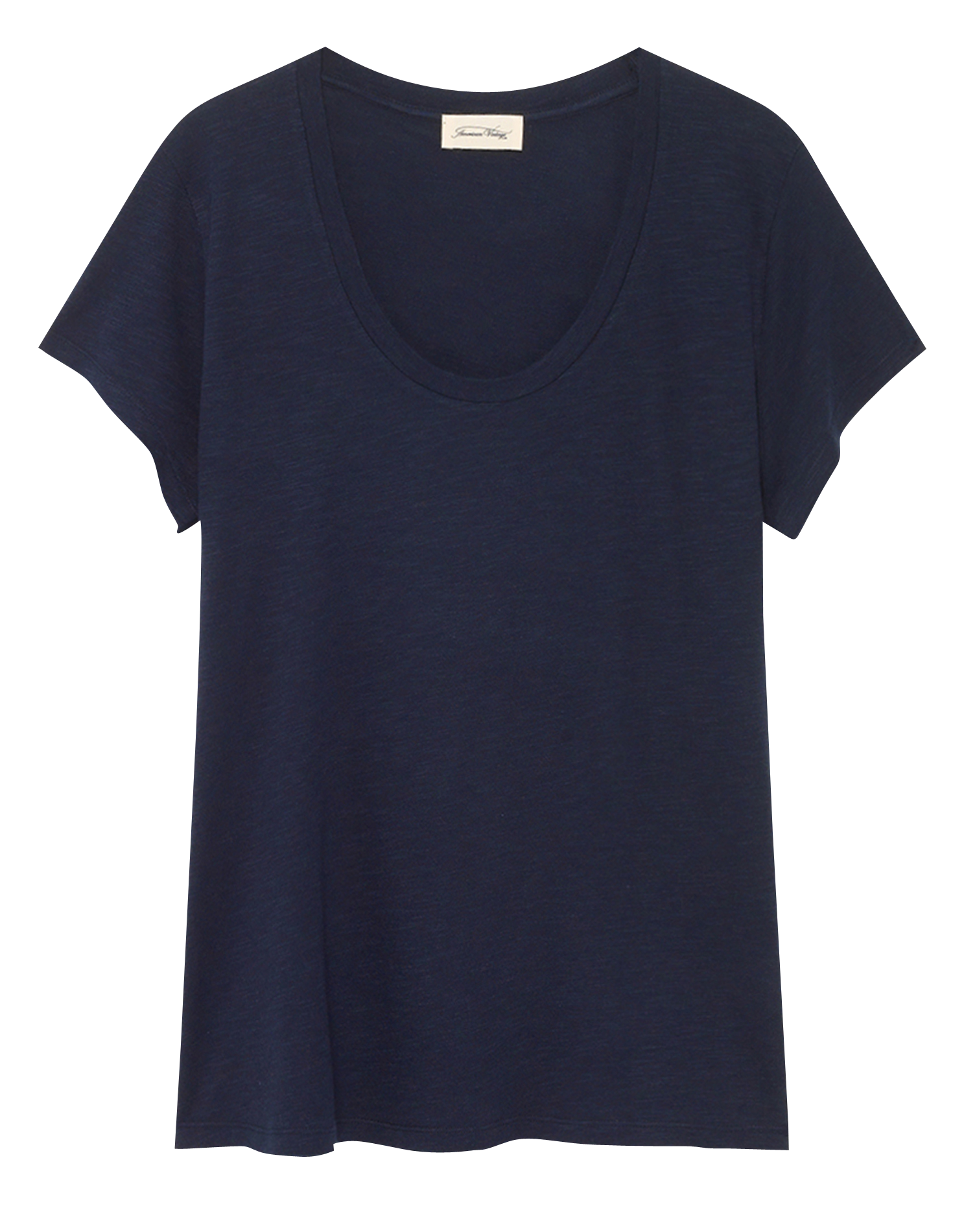 JACKSONVILLE - Tee-shirt col rond en coton mélangé | Bleu