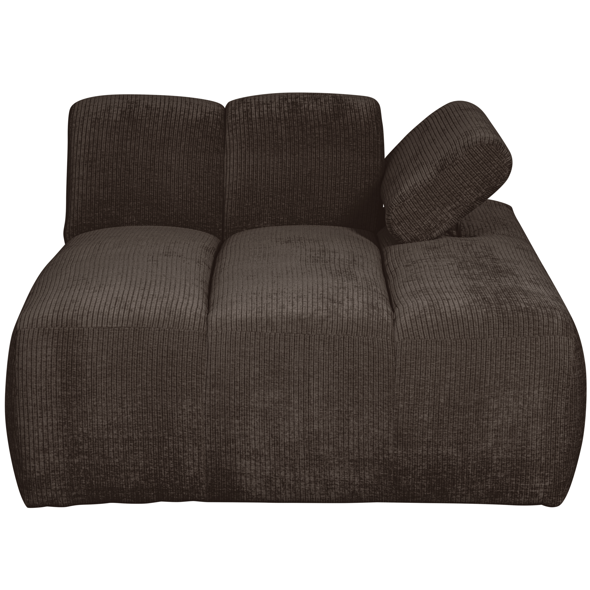 Chaise Longue Mojo Element Mojo Chaise Longue Element Rechts - Geweven Ribstof - Bruin