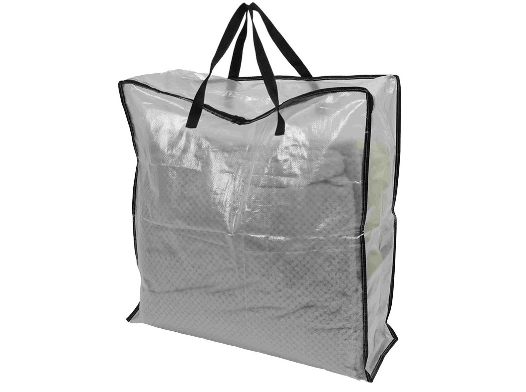 SACO DE ARRUMAÇÃO AUCHAN ESSENCIAL PLÁSTICO 65X22X65CM
