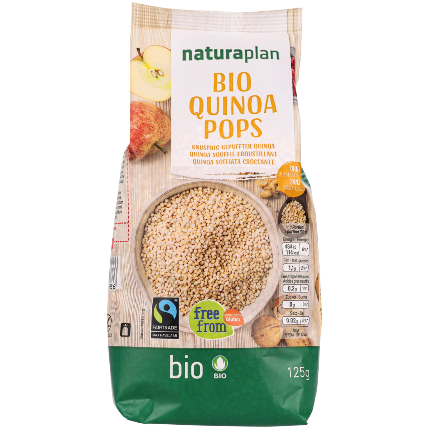 Naturaplan Bio Fairtrade Quinoapops