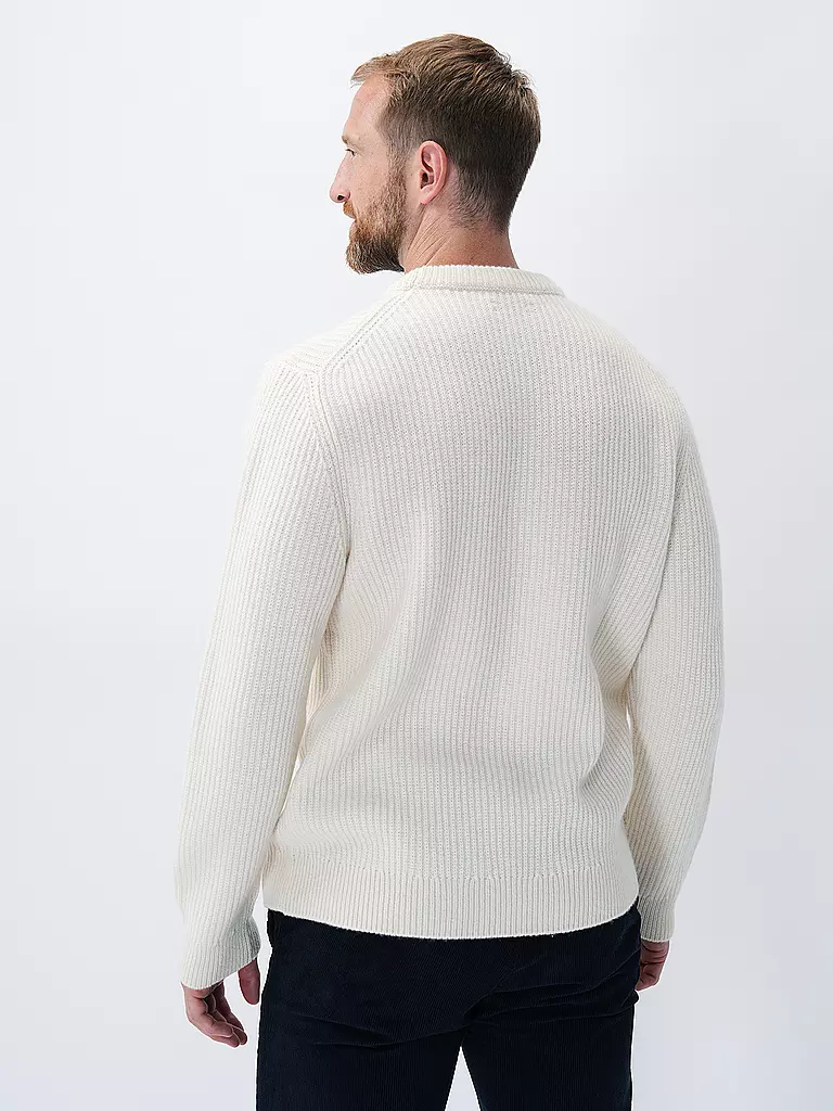NUDIE JEANS Pullover AUGUST creme