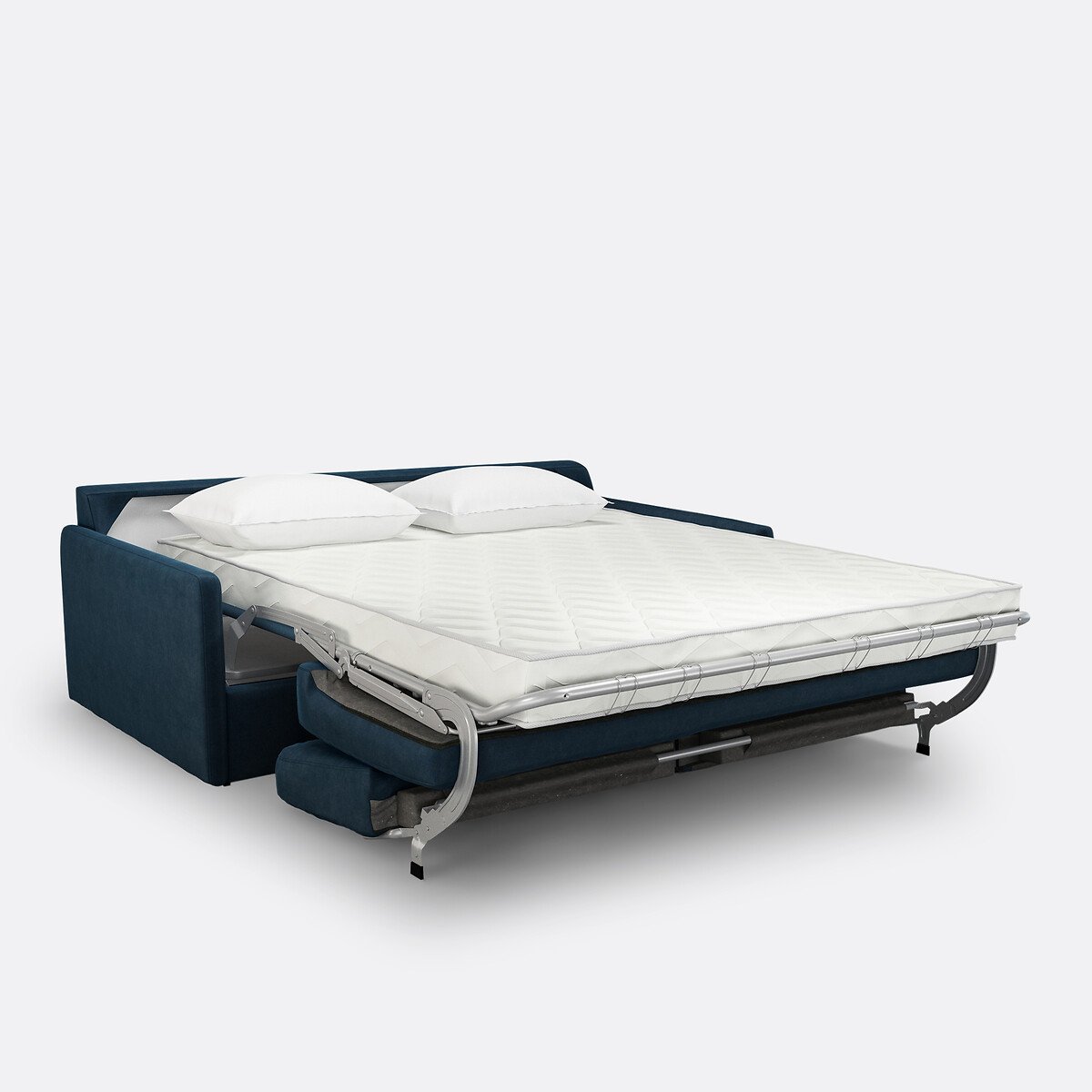 LA REDOUTE INTERIEURS<br>Sofá cama de veludo, espuma HR premium, Marta