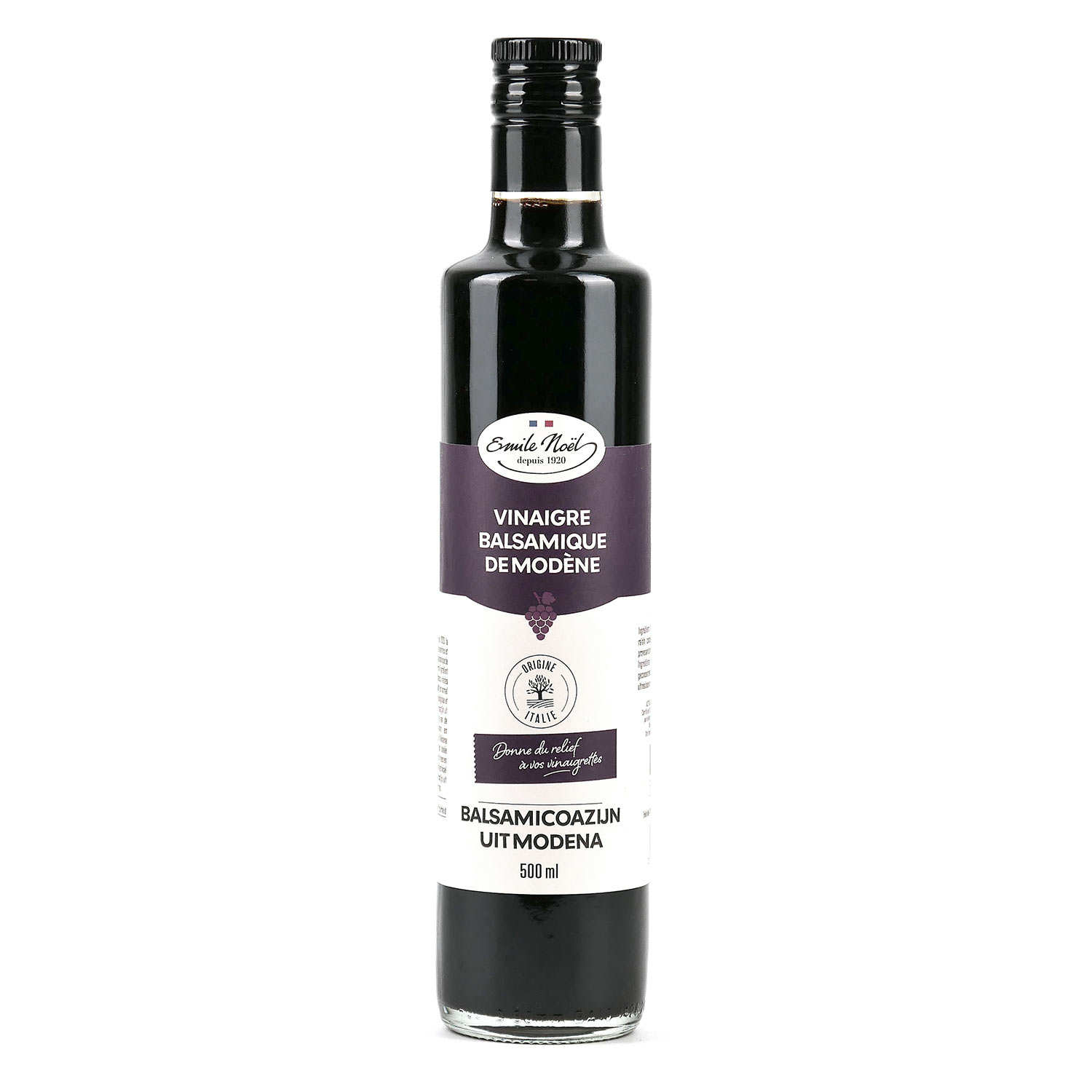 Vinaigre Basalmique de Modène IGP Bio (35% de moût de raisins)  - Emile Noel