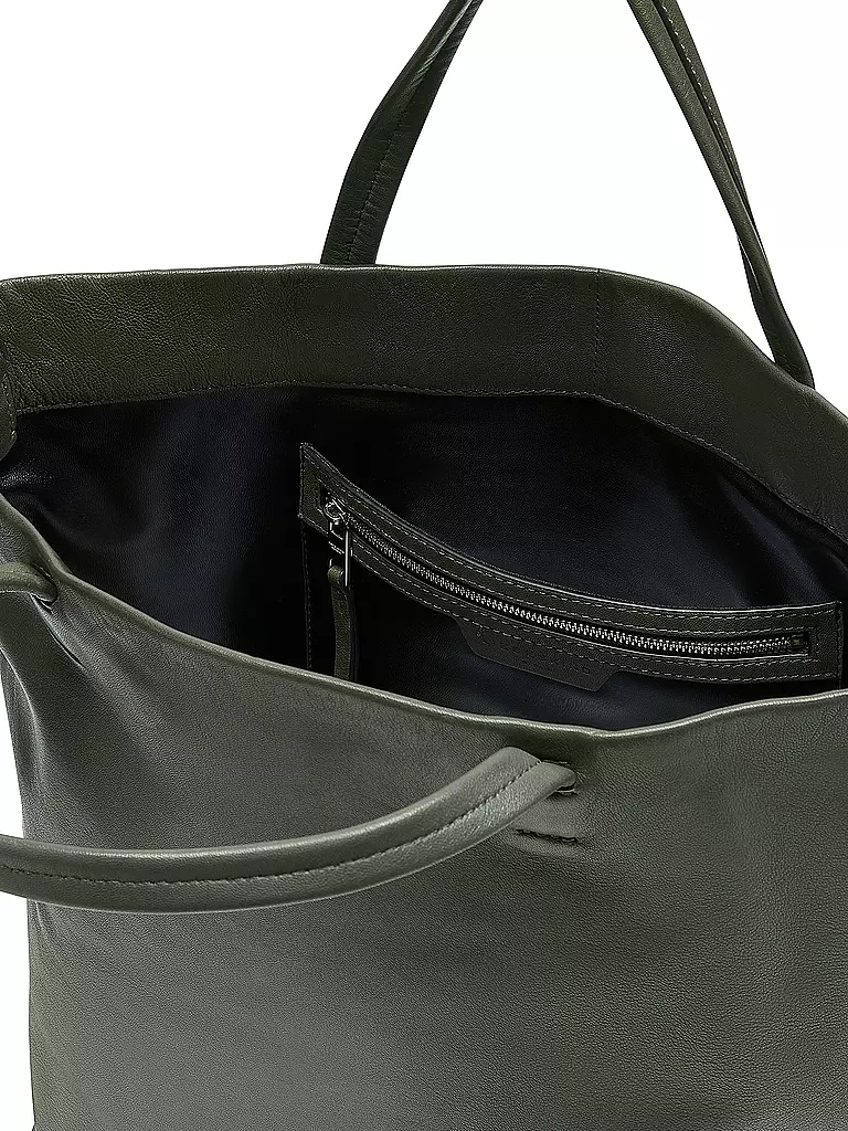 LIEBESKIND BERLIN Ledertasche - Tote Bag HERA Large dunkelgrün