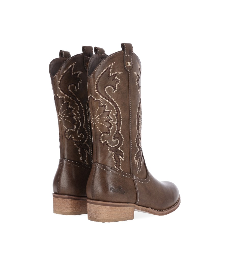 Botas infantis Chika10 Lisy tamanho 15 marrom