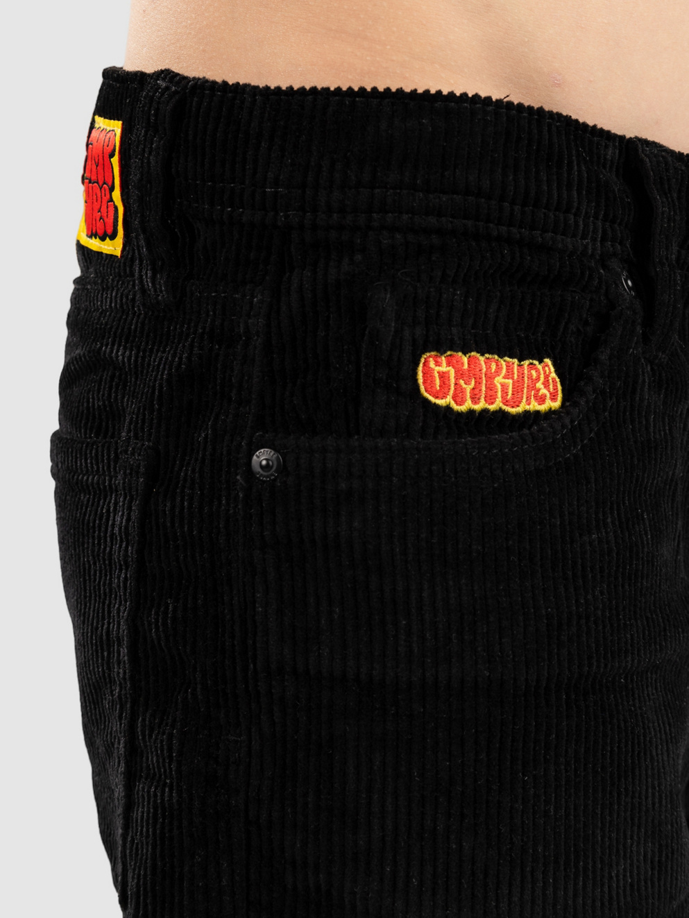 Empyre Loose Fit Sk8 Cord Kids Pants black