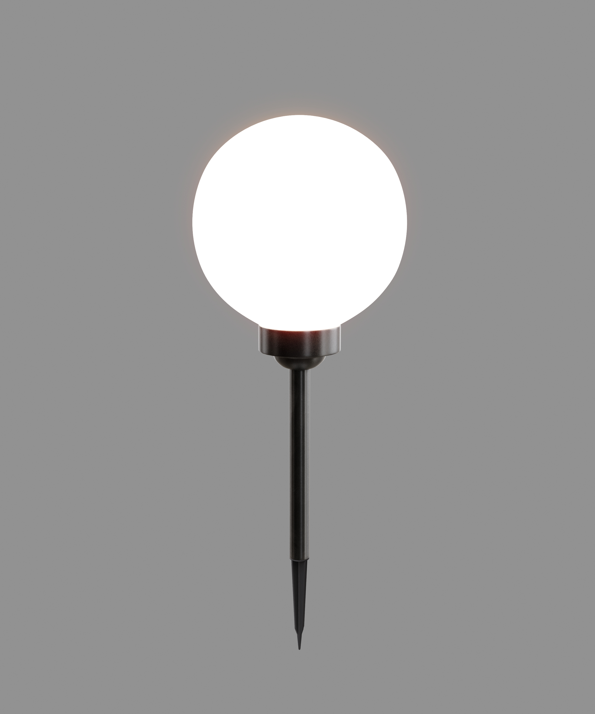 LED Solarlampe rund 20 cm 3er Set