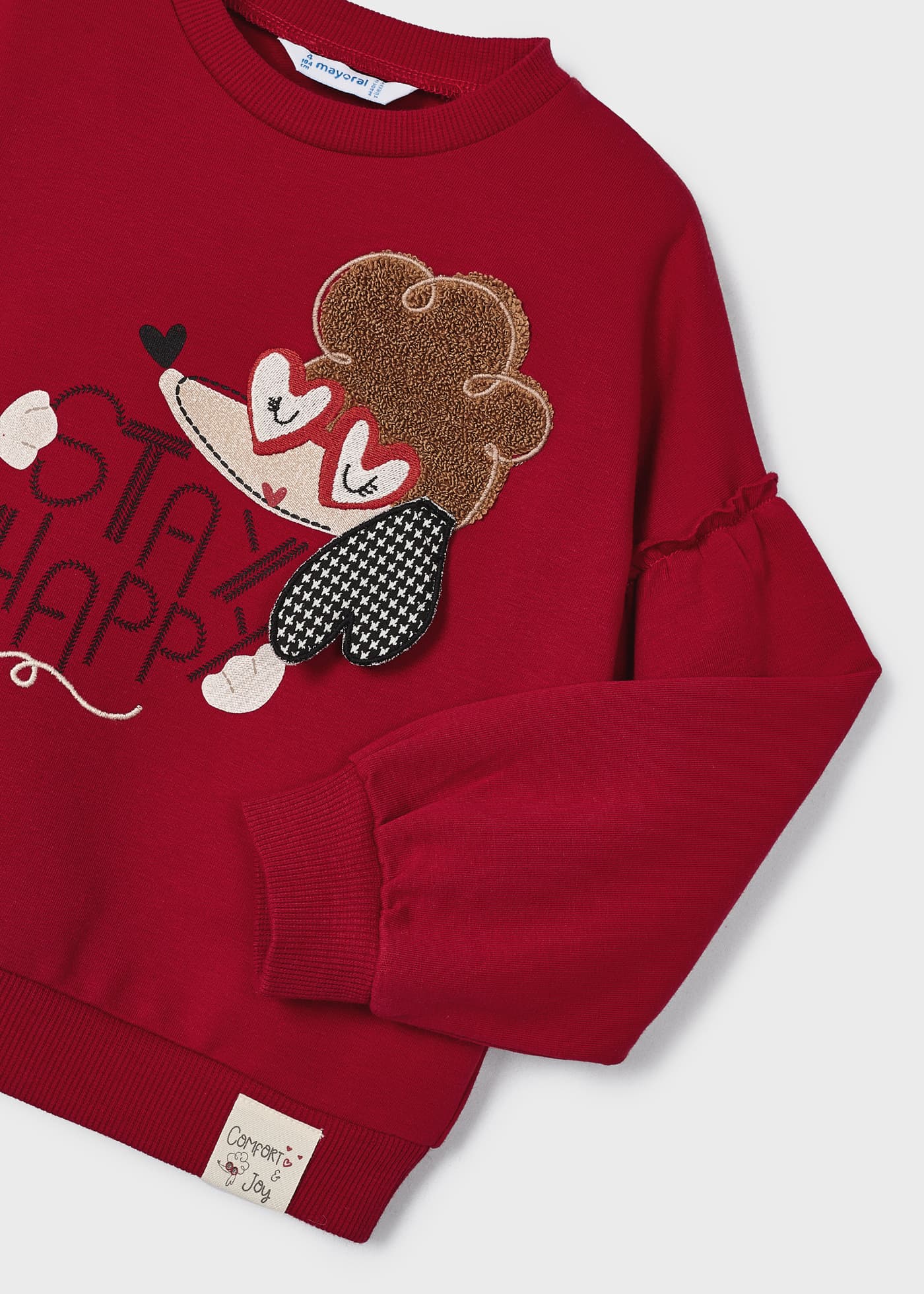 Moletom Better Cotton estampado para meninas