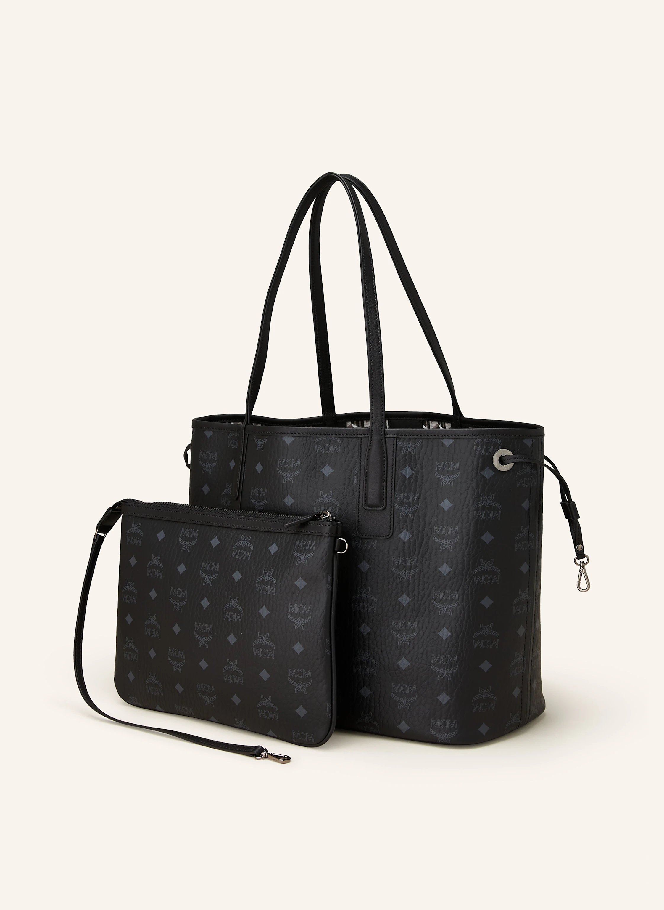 MCM Shopper LIZ MEDIUM zum Wenden mit Pouch