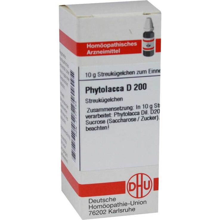 DHU Phytolacca D 200 Globuli, 10 g