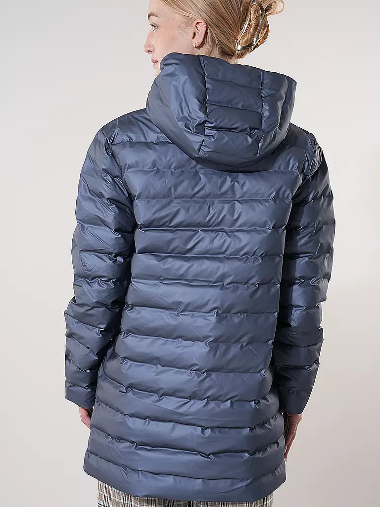 RAINS Steppjacke LOHJA LONG PUFFER JACKET  grau