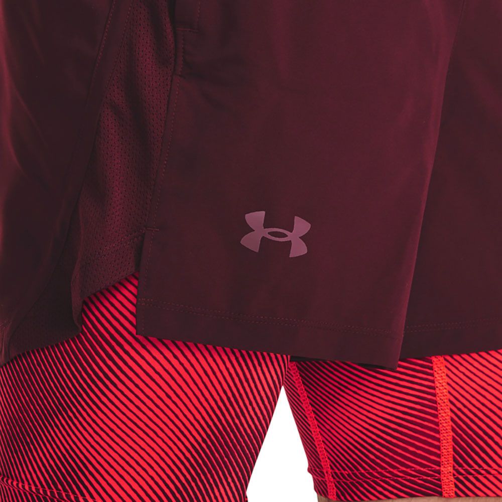 Under Armour LAUNCH 5'' 2-IN-1 - Short Homme marine