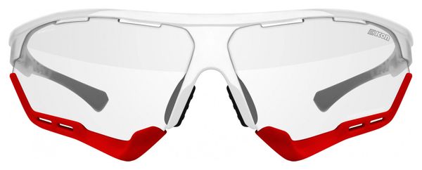 Scicon Sports Aerocomfort SCN XT XL Lunettes De Soleil De Performance Sportive (Miroir Rouge Photochromique Scnxt/Luminosité Blanche)