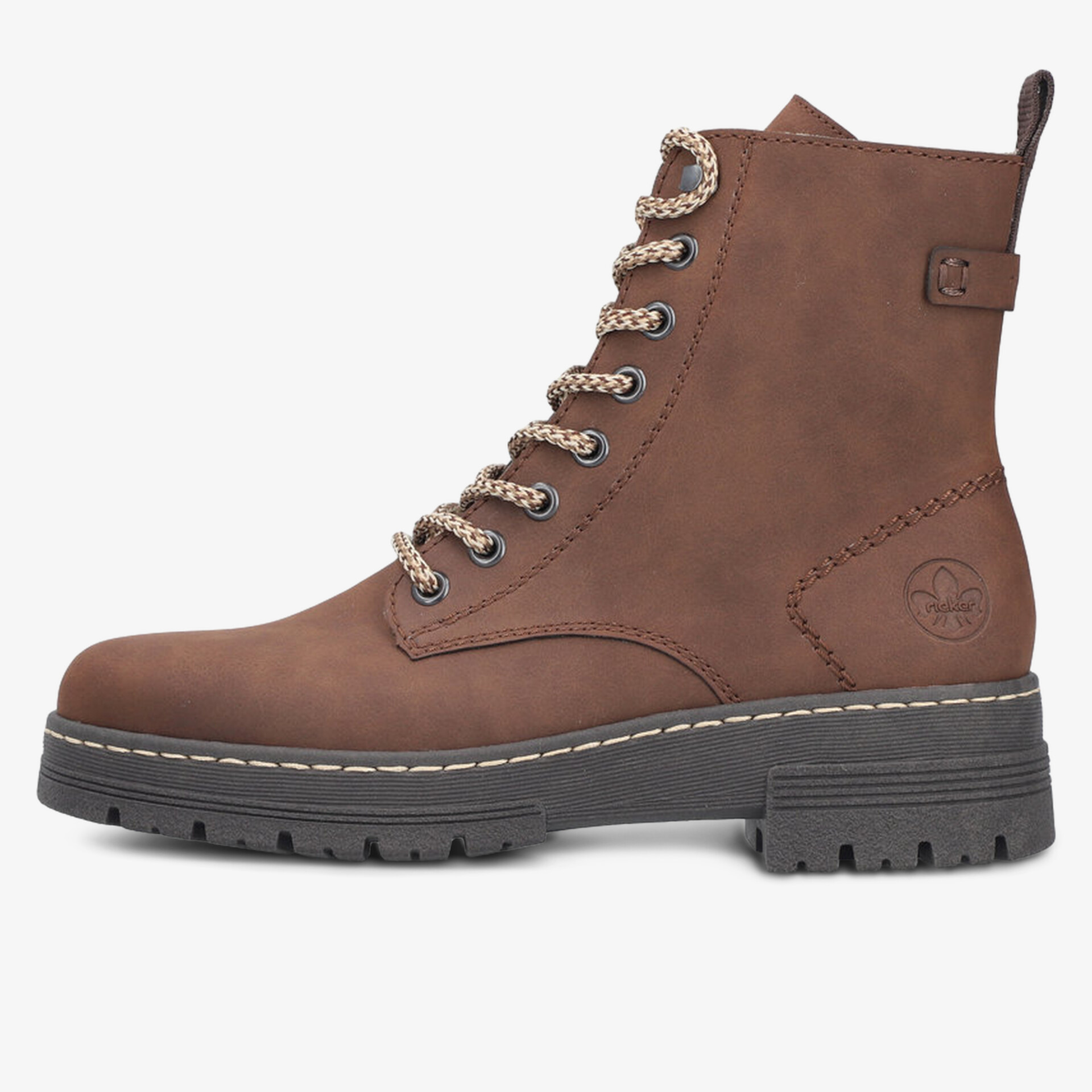 rieker Damen Schnürstiefeletten braun