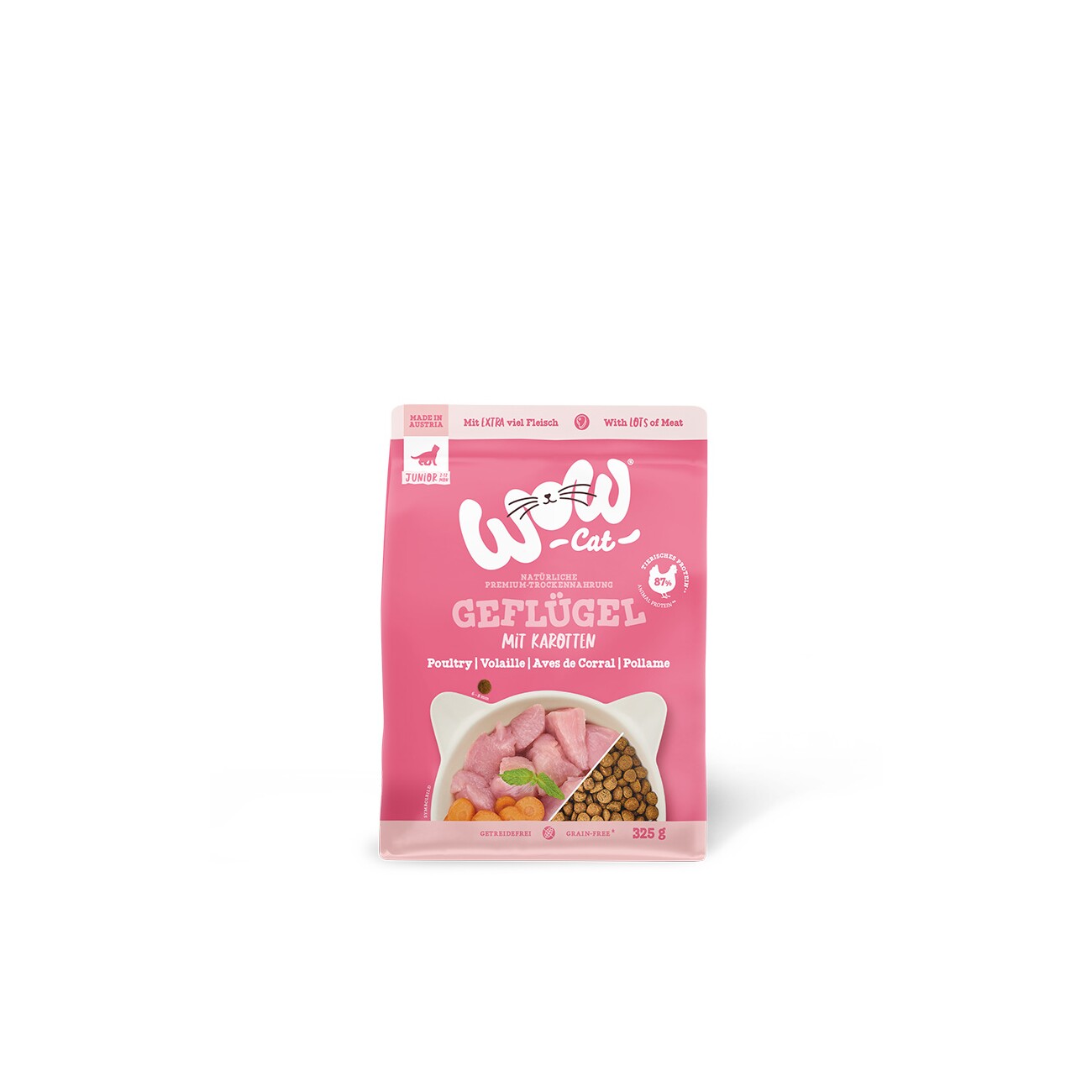 WOW Cat Junior Geflügel 325 g
