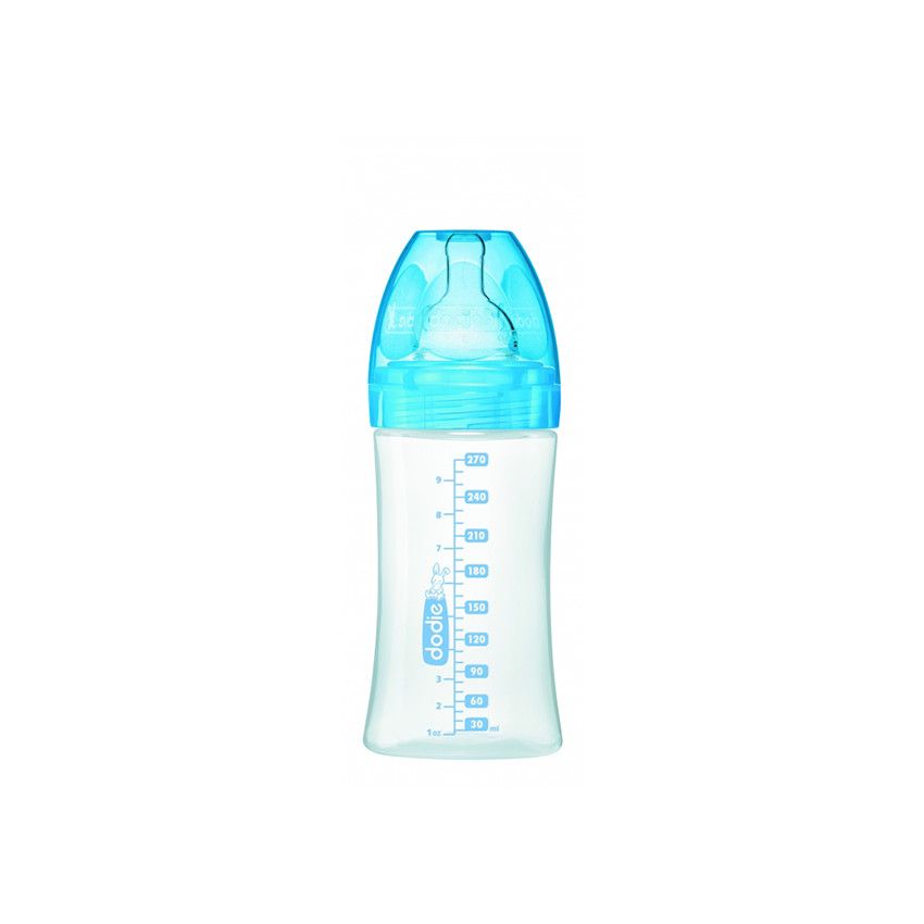Biberon Initiation+ 270ml 0-6mois anti-coliques George - Ecru