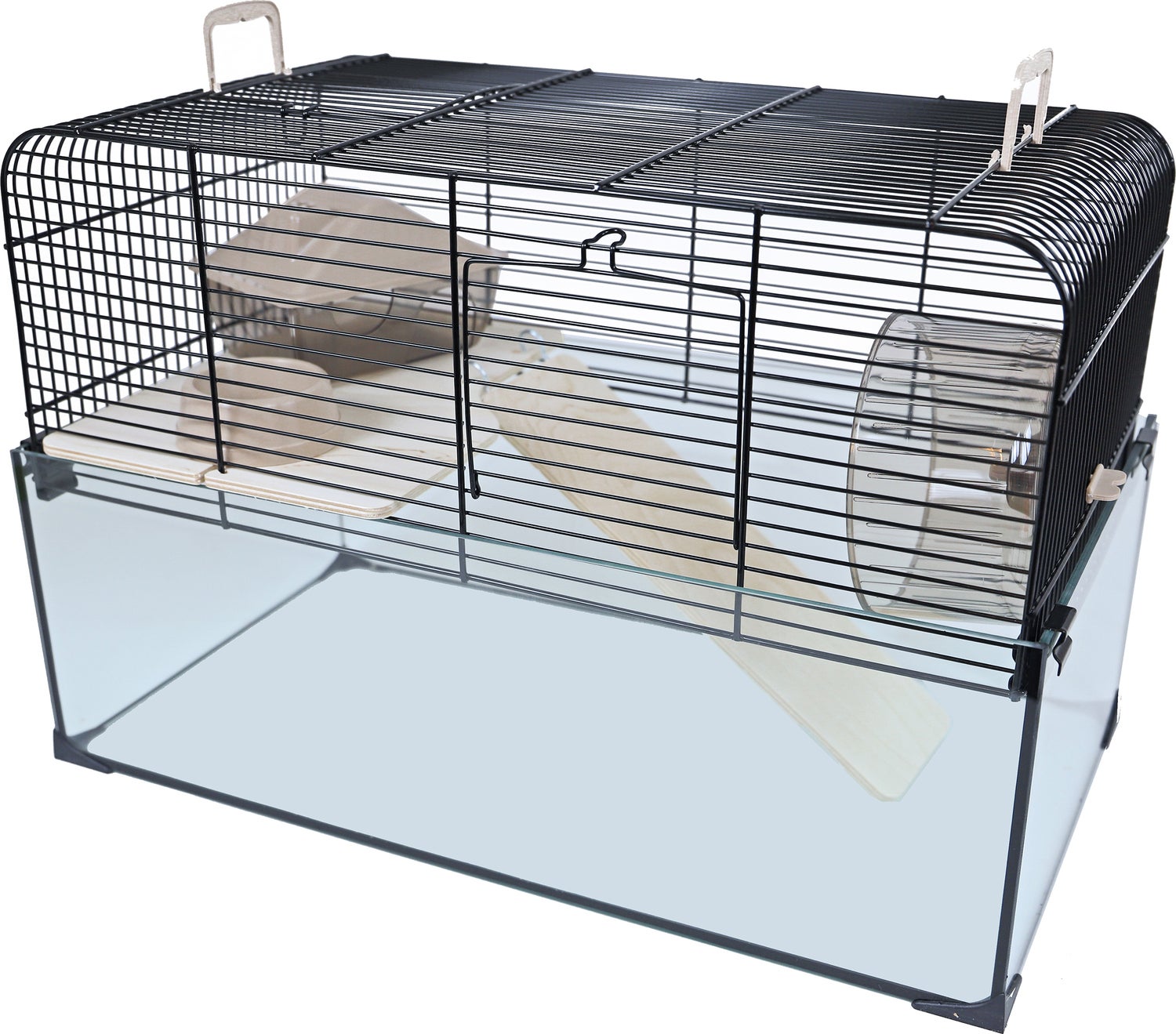 Inter-zoo hamsterkooi Vision 51 zwart 54,5 x 34,5 x 21 cm