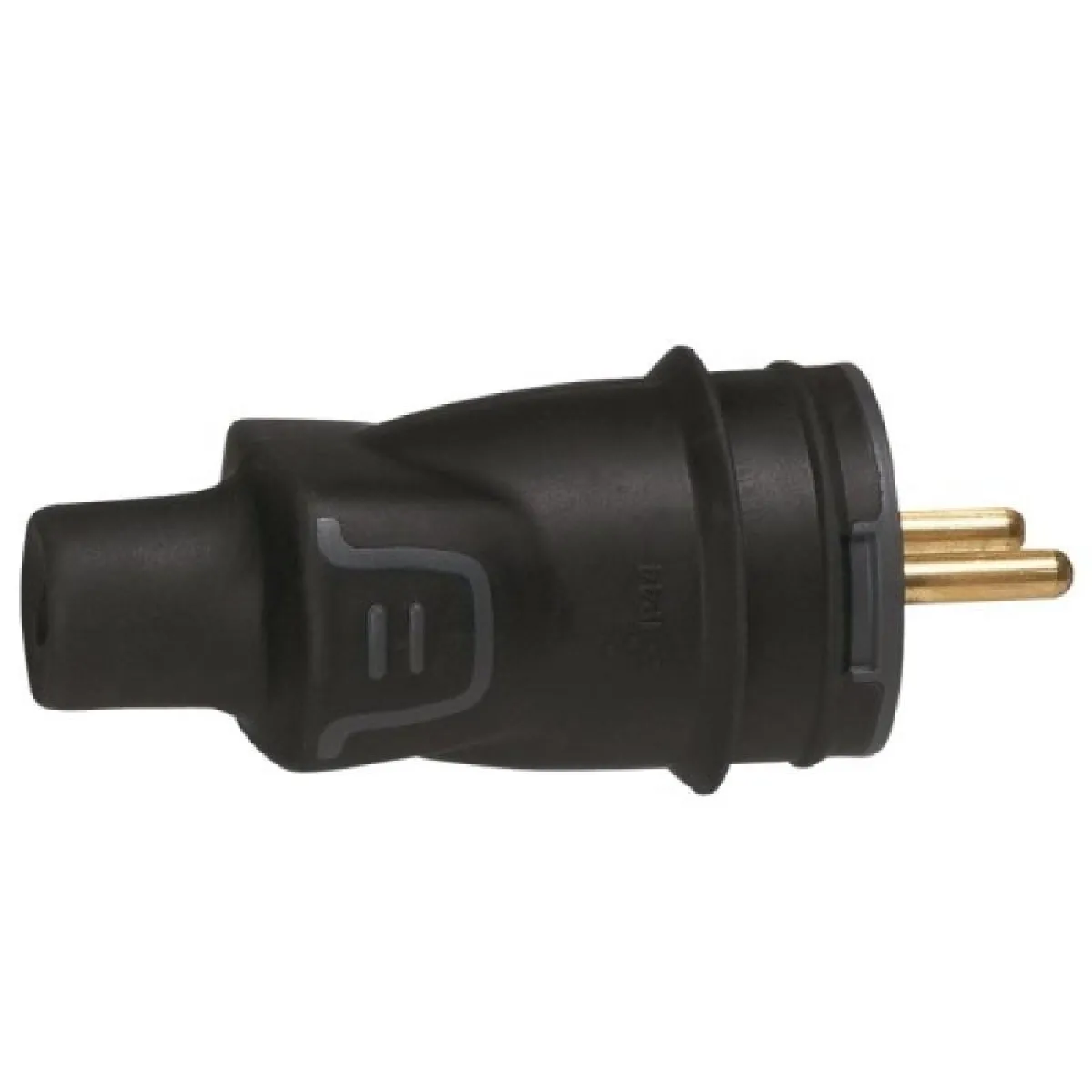 Legrand Fiche mâle 16A 2P+T Caoutchouc