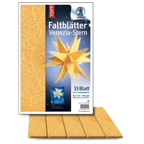 URSUS® Faltblatt Venezia-Stern, 