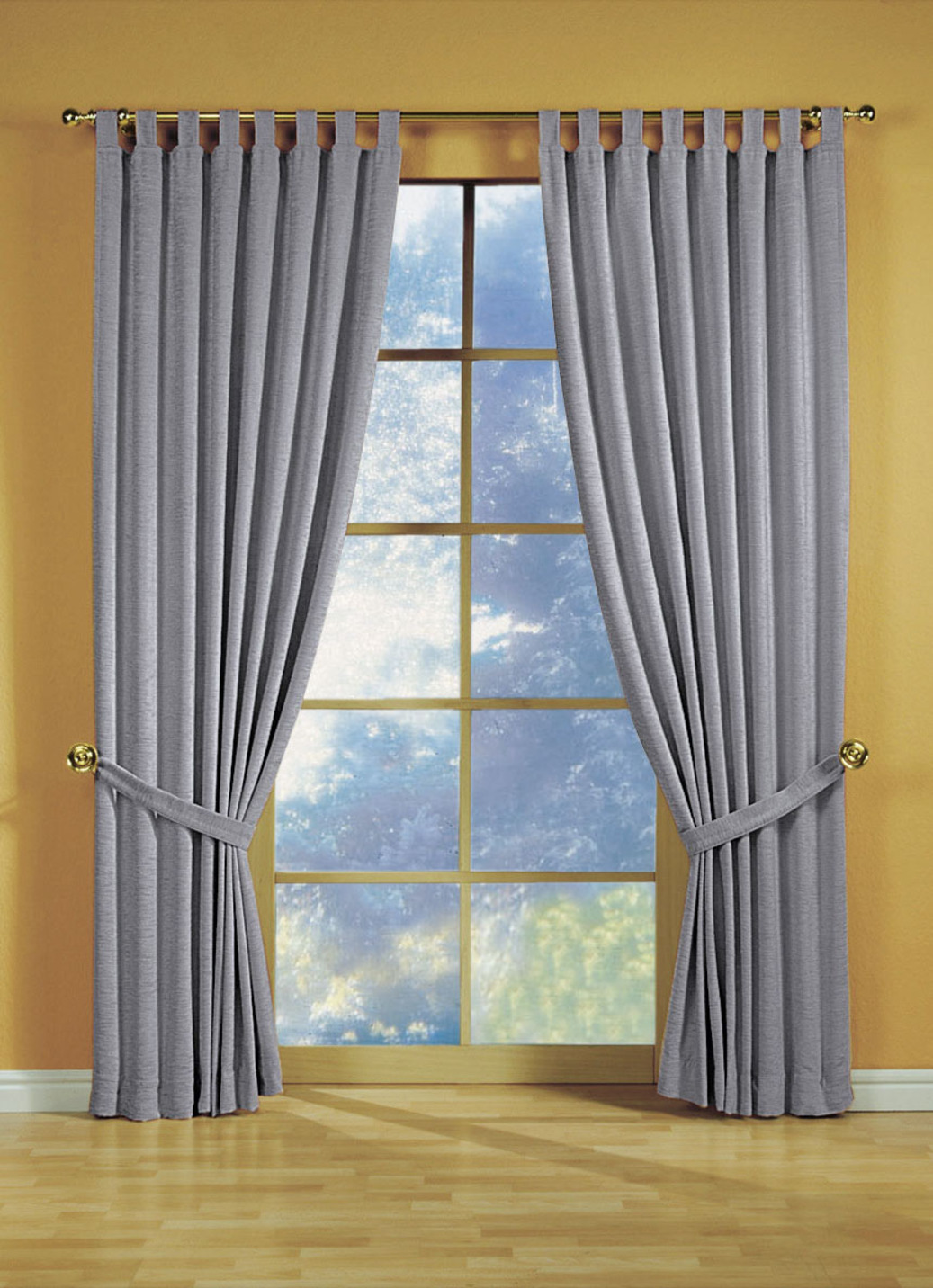 Fensterdekoration aus schwerer Thermo-Chenille-Qualität