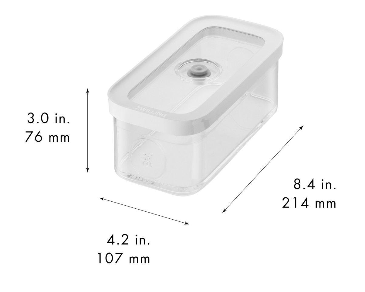 Zwilling - Fresh & Save, CUBE Opbevaringsboks M - gennemsigtig-hvid
