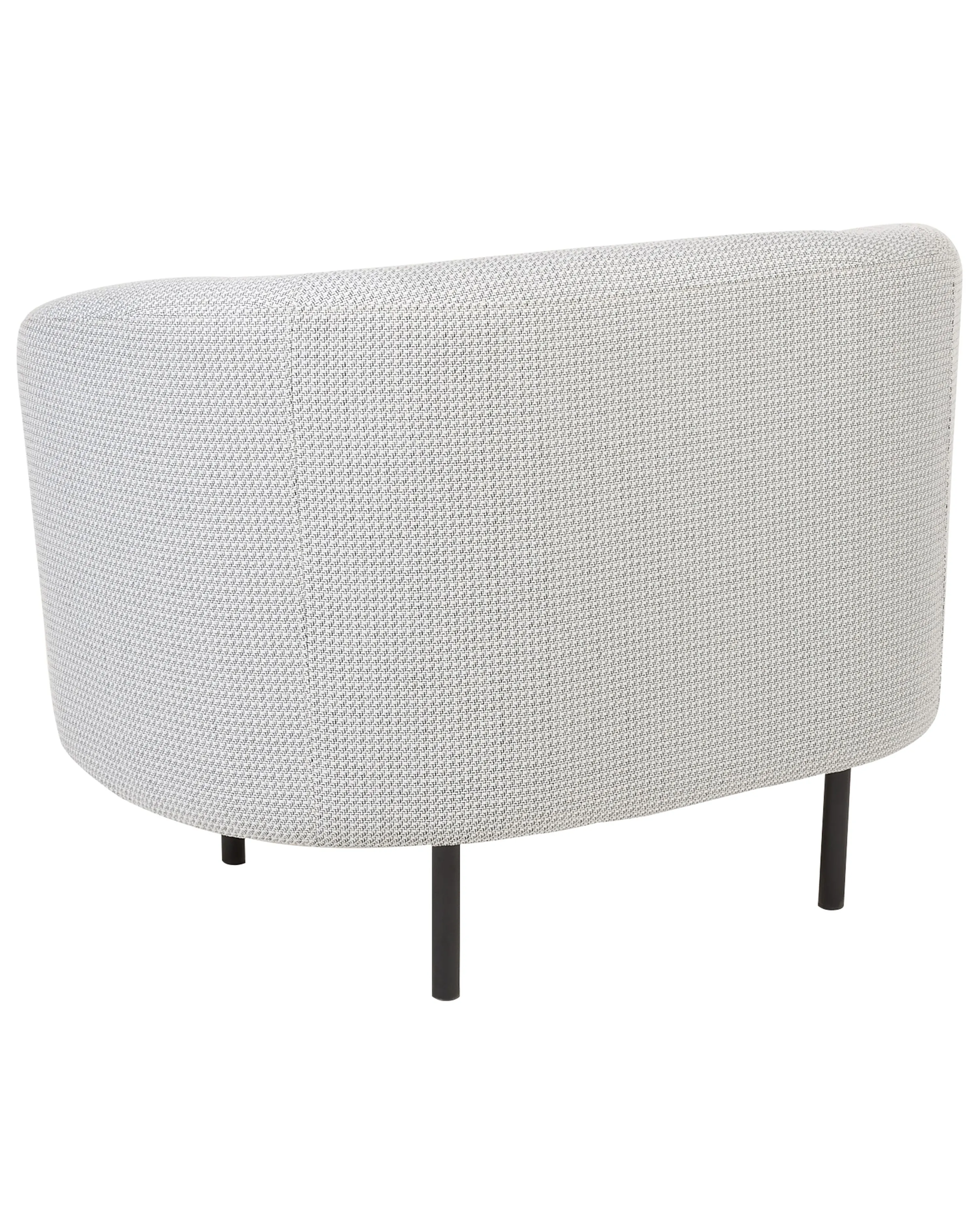 Fauteuil LOEN Stof Zwart/wit
