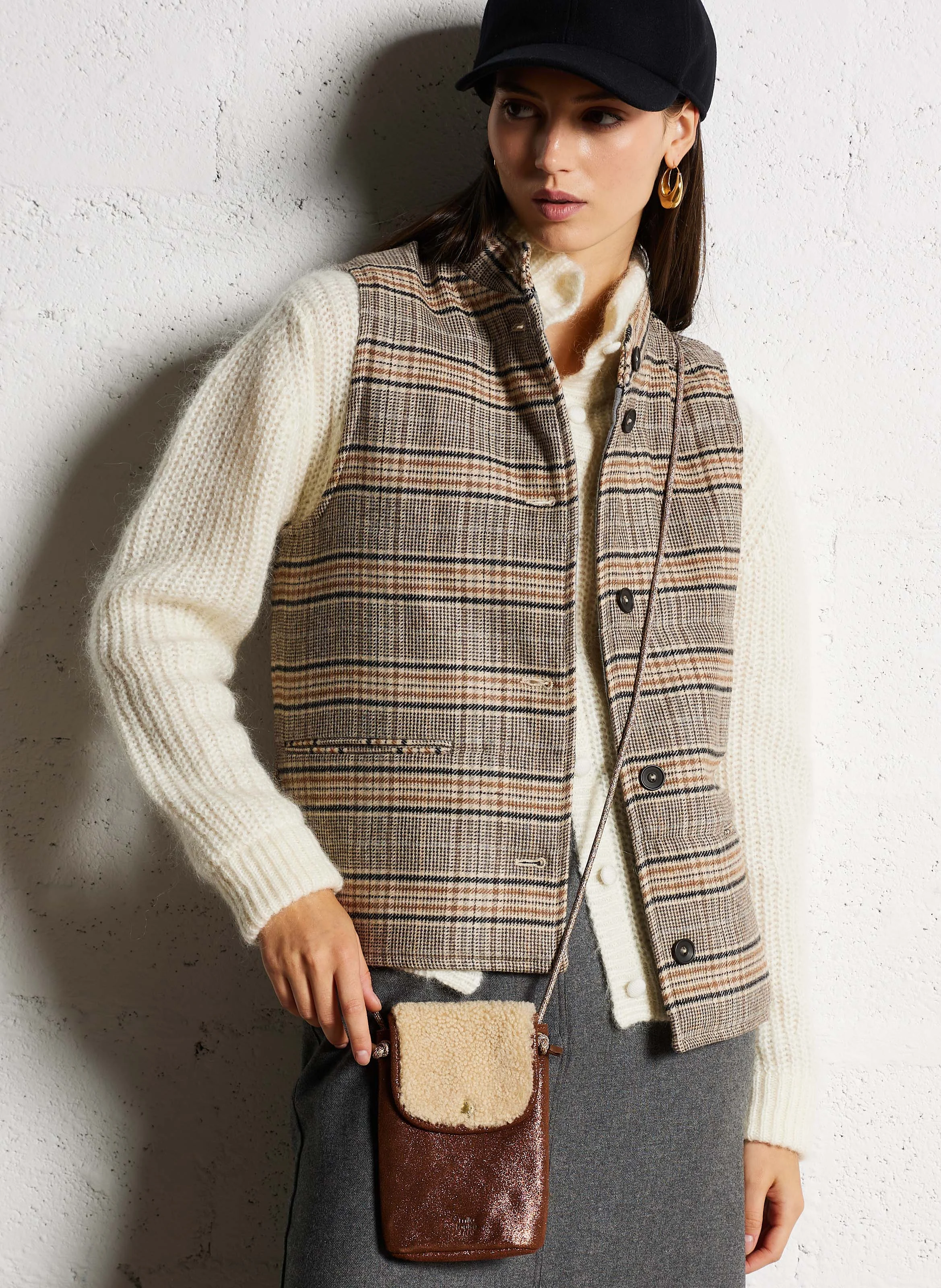 ROEL - Pochette pour smartphone en cuir | Multicolore